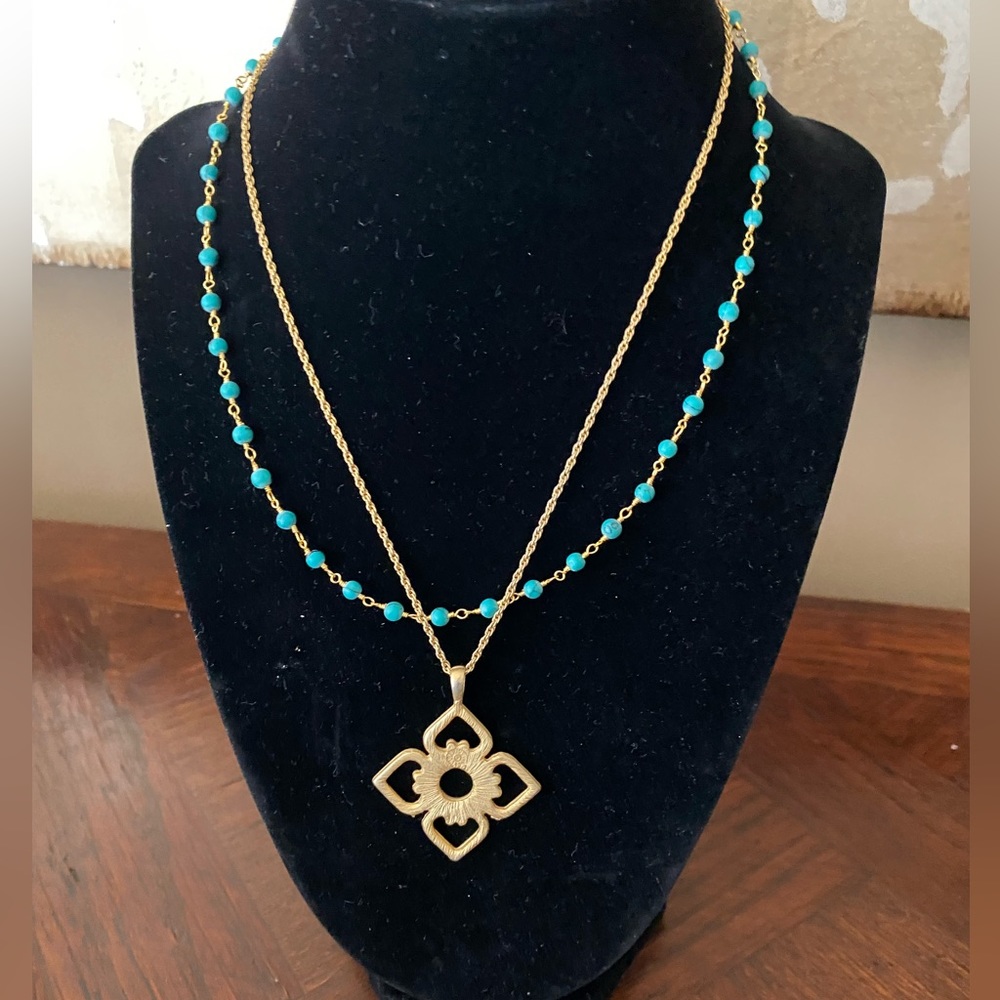 Grace George double strand necklace